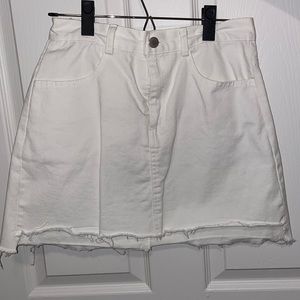 White Mini Skirt